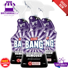 Cillit Bang Black Mould Remover Spray - 750ml (3 Pack x 750ml) 16.65 per litre