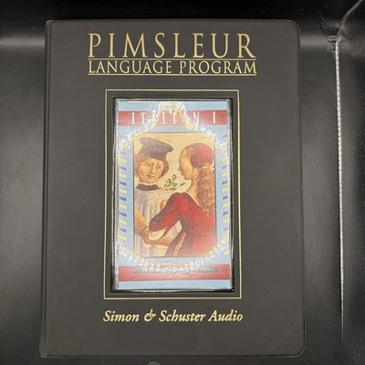 Pimsleur Italian I Audio 16 Cassette Set Learn to Speak & Understand Italian