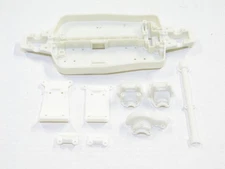 NEW ASSOCIATED REFLEX 14B Chassis/Gear box cap shaft cover skidplates WHITE AR4W