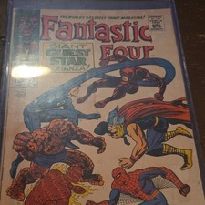 Fantastic Four #73 Marvel Comics 1967 Silver Age Giant Guest Star Spider-Man