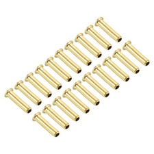 20pcs 2.5mm Tube Brass Compression Insert Support Compression Sleeve Fitting