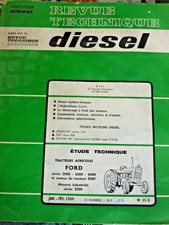 REVUE TECHNIQUE TRACTEUR FORD 2000 SUPER DEXTA 3000 MAJOR 4000 SUPER MAJOR 5000