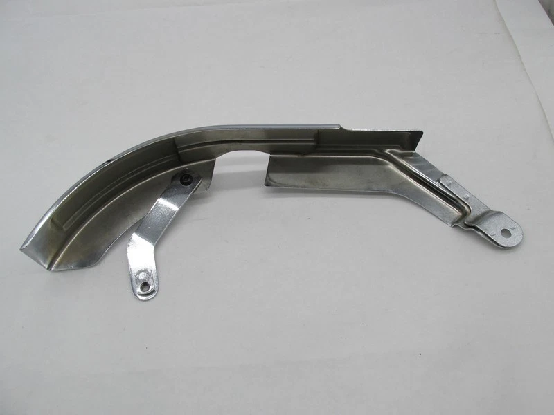 Harley-Davidson Chrome FXRP FXR FXRT FXRD EVO Super Glide Upper Belt Guard - Image 4 of 4