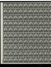 US  SHEET  SCOTT#639, 7C WILLIAM  McKINLEY  SHEET OF 100 MNH  OG  XFINE BCV $475