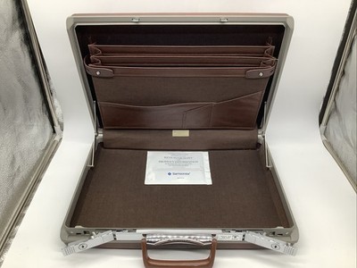 Vintage Samsonite Survivor Classic IV Brown Hard Shell Attache Brief Case w/ Key