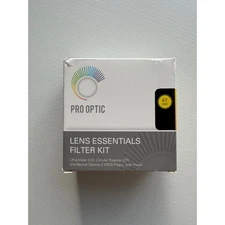 Pro Optic Lens Essentials Filter Kit 67mm UV CPL ND2 Filters with Pouch