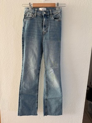 Mango Sienna Raw Hem Crop br Flare Jeans br I Size 1
