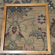 Vtg Solid Oak Picture Frame 16x18 Honey Stain Traditional Style Loving This !
