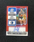 2023-24 Panini Contenders Optic Variation Auto Dereck Lively II RC Red 7/99 PV31