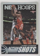 2016-17 Panini NBA Hoops Action Shots James Harden #4 9o3