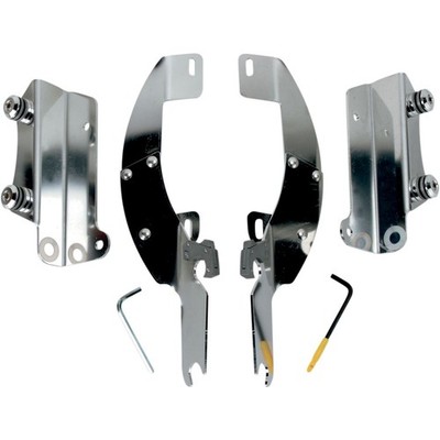 Memphis Shades Batwing Trigger Lock Mounting Kit - Nomad - Polished MEK1947