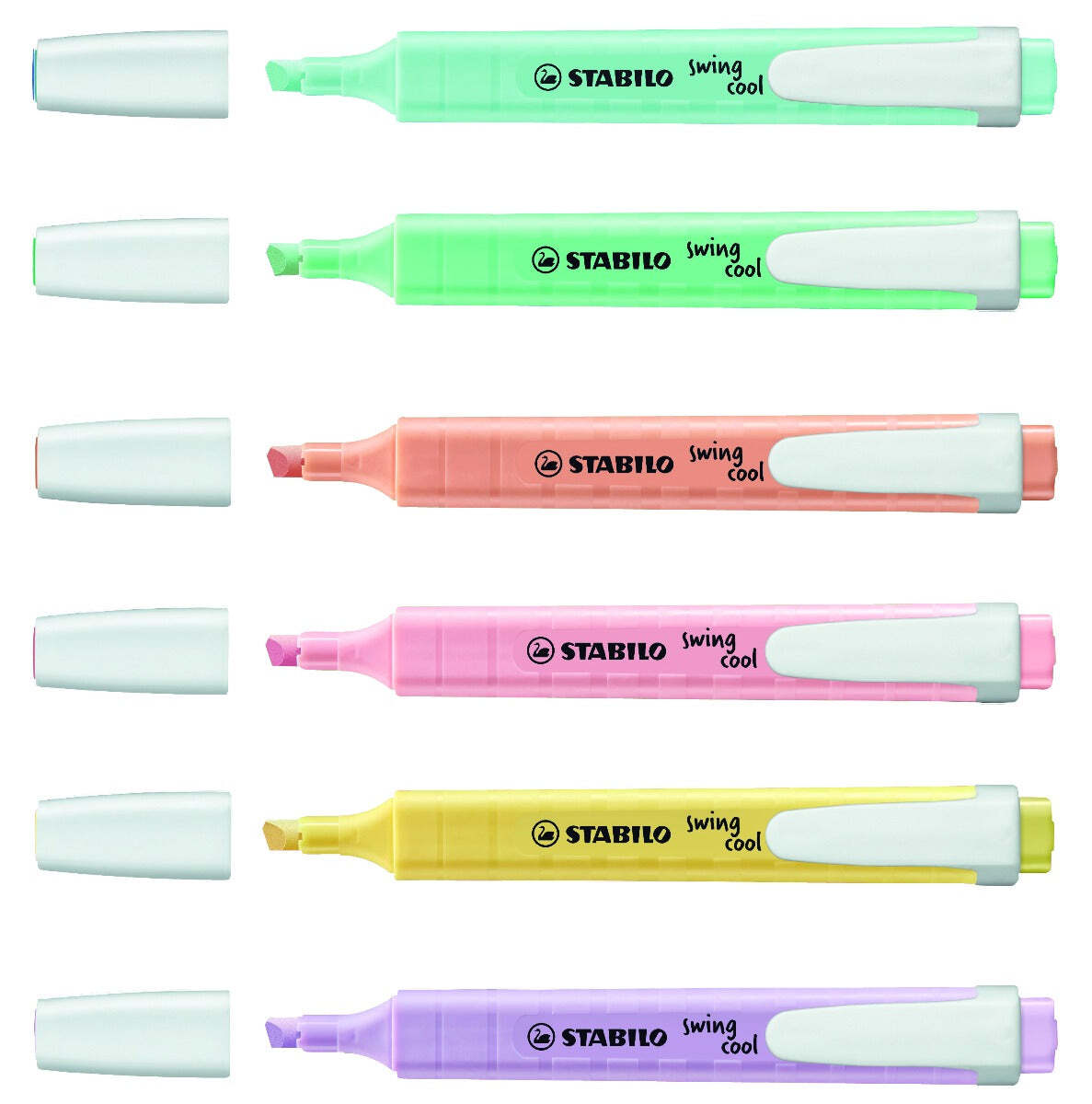 Pack of 6, Touch Turquoise, Hint Mint, Creamy Peach, Pink Blush, Milky... - Image 2