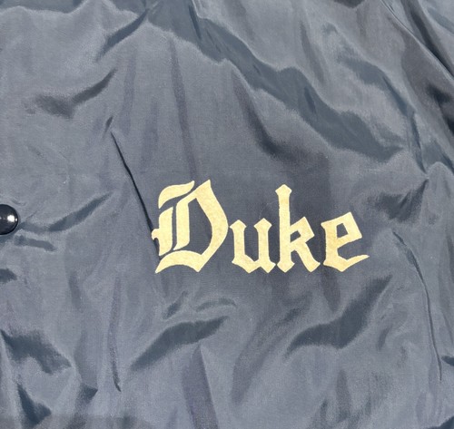 Giacca leggera vintage Artex Campus casual Duke blu diavoli bottoni uomo XL blu - Foto 3 di 9
