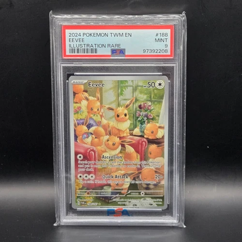 Pokemon Twilight Masquerade eevee 188/167 PSA 9