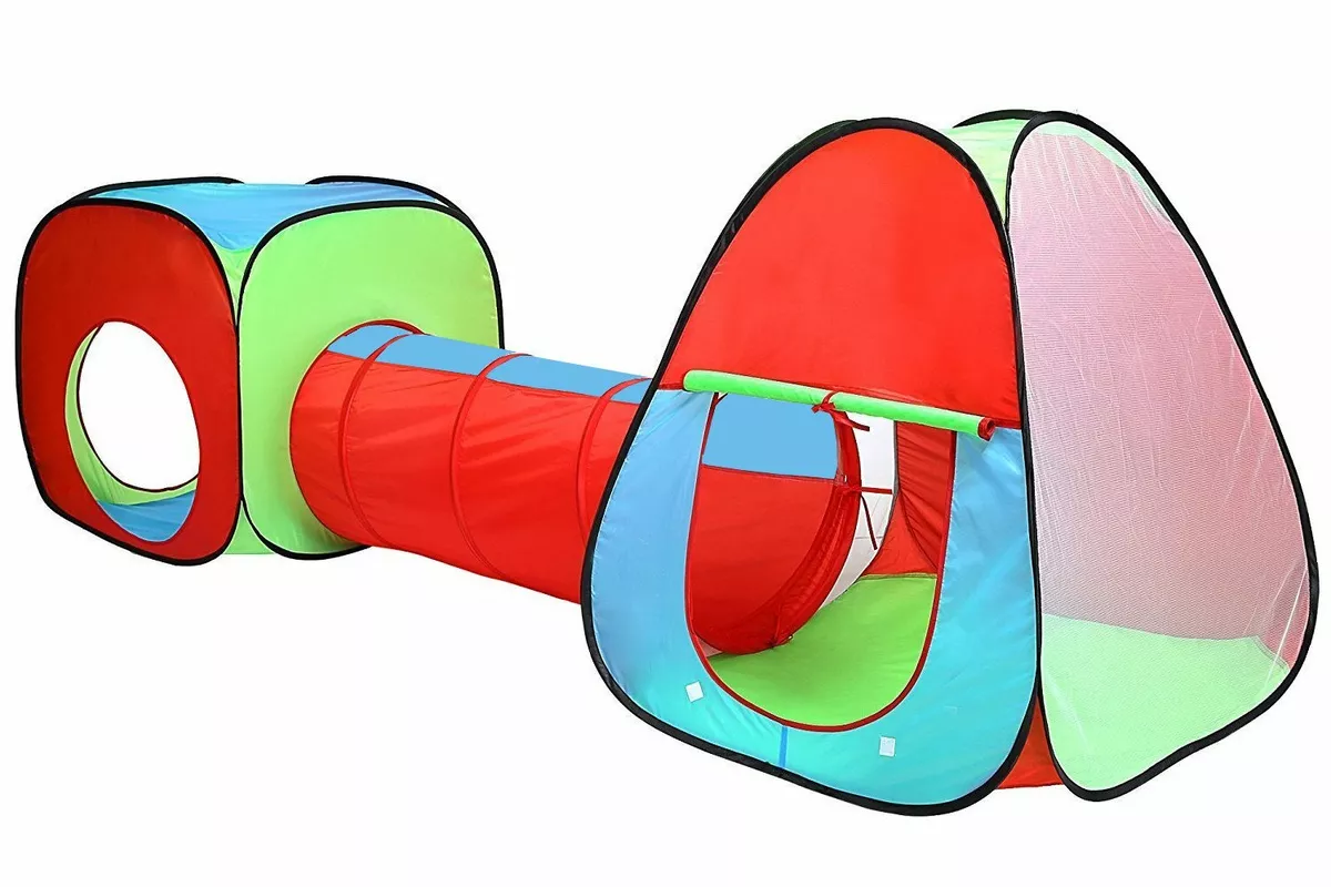 Kids pop top up tunnel