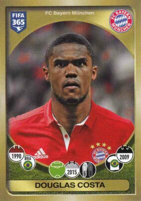 Panini Sticker FIFA 365 2017 No. 307 Douglas Costa FC Bayern Munich NEW Image