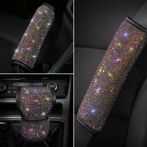 Diamond Car Decor Accessories Set Universal Beauty Luxury Bling Bling Rhinestone - Bild 6 von 31