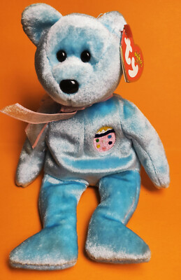 Ty Beanie Babies Eggs 2 der Osterteddy Sammlungsauflösung gut erhalten wie neu