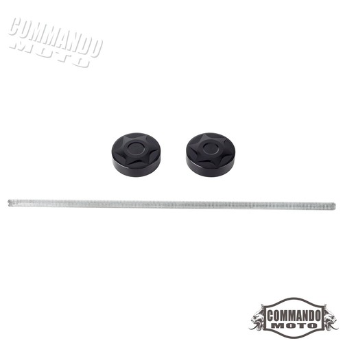 Motorcycle Middle Axle With Nut Covers For Harley Nightster 975 975T 2022-2023 - Picture 4 of 7