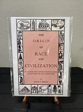 The Origin of Race and Civilization by Charles A. Weisman,Large Print 8.5*11.5”