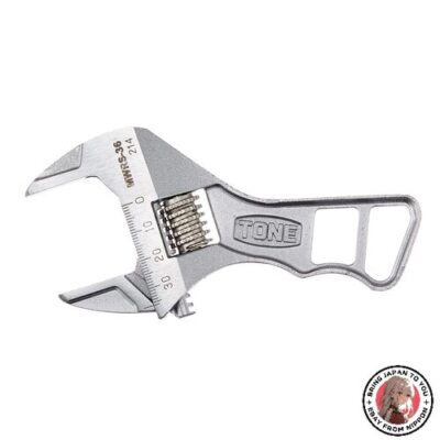 NEW Tone Short Adjustable Wrench with Scale MWRS-36 Total Lengt