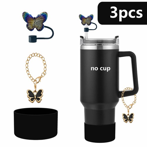 3Pcs Accessories Set for Stanley Cup 30 40oz Insulated Sleeve 10mm Travel Cup - Picture 17 of 22