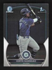 Edryn Rodriguez  2023 Bowman Chrome  1st Seattle Mariners #BCP-185