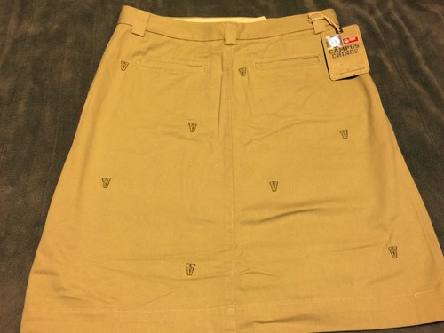 VANDERBILT COMMODORE LOGO Campus Chino SKIRT WEMONS VANDY - Picture 2 of 2