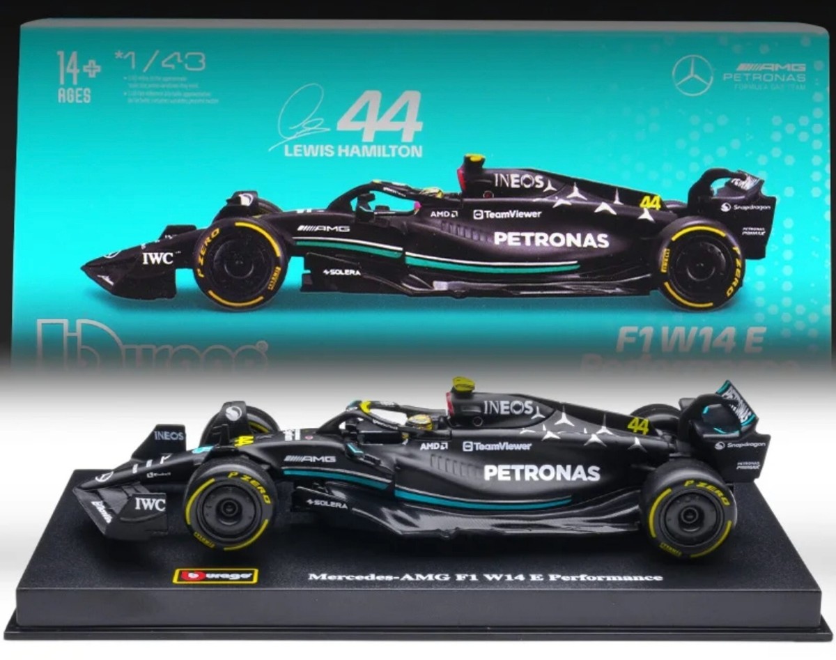 PMA 1/43 メルセデス F1 W14 ハミルトン 44 2023 Bburago 1:43 2023 Mercedes AMG F1 W14 LEWIS HAMILTON #44