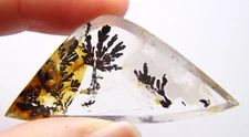 IP16  Dendrite Quartz 52.15ct 47x22x5mm free form picture stone garden branches