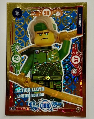 LEGO Ninjago Serie 9 NEXT LEVEL Trading Card LE10 Action Lloyd Limitierte Karte
