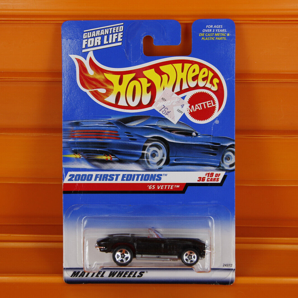 Hot Wheels - 2000 - '65 Vette - First Editions 19/36 - #79 * Corvette * Longcard-image