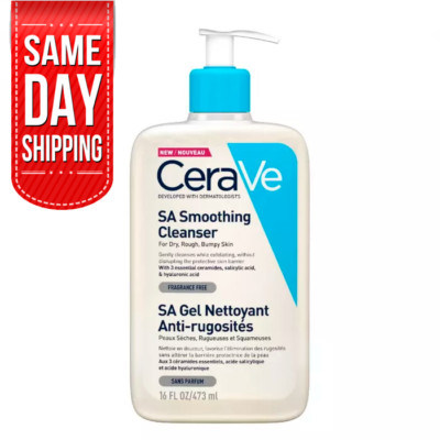 NP CeraVe SA Smoothing Cleanser for Dry, Rough, and Bumpy Skin