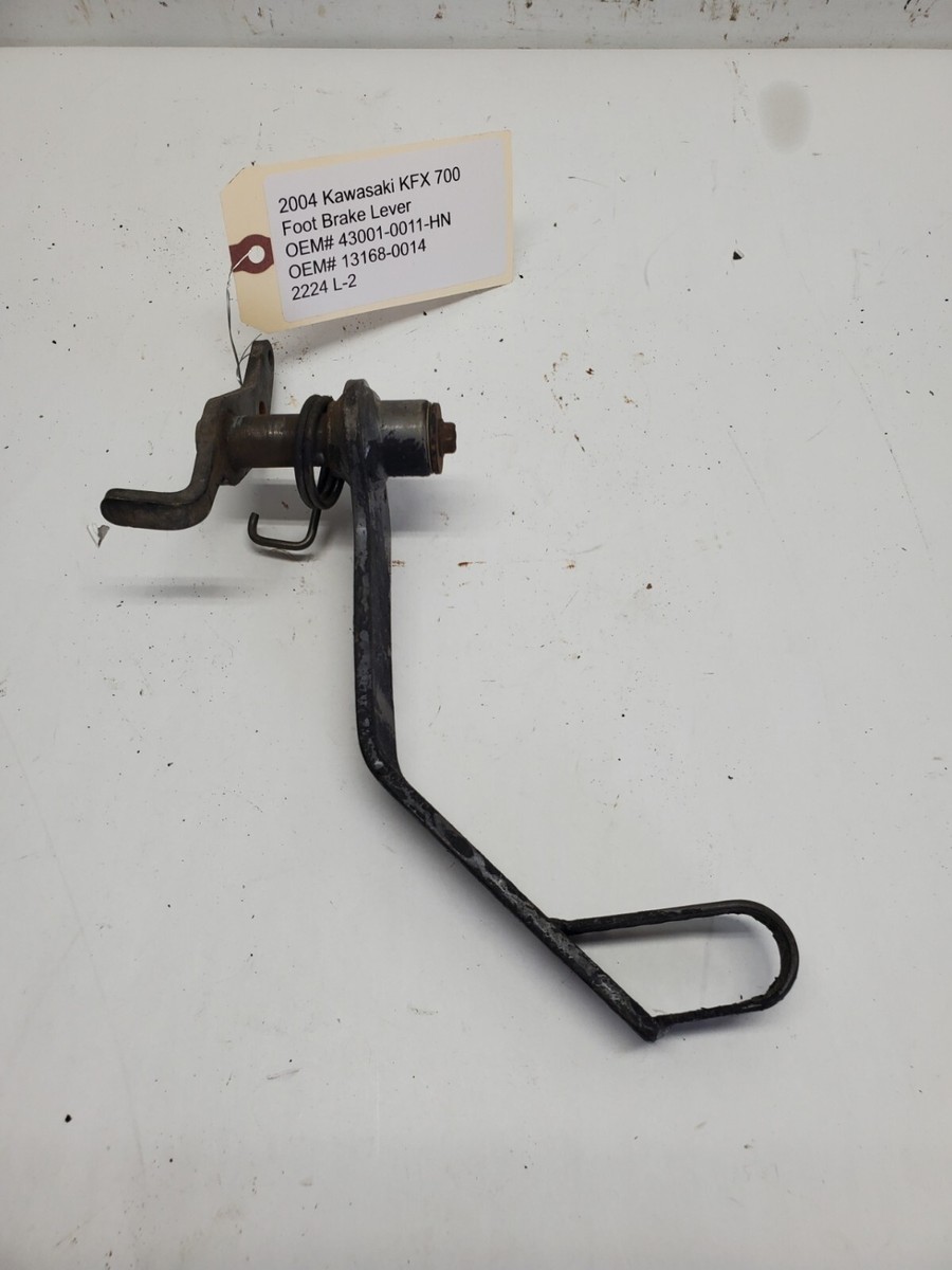 2004 KAWASAKI KFX 700 FOOT BRAKE LEVER OEM#43001-0011-HN 2224(L-2