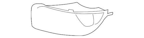 Bisel de lámpara para Subaru (N/P 57731FE740VW)