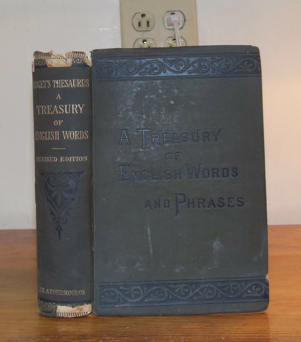 Original Cloth Thesaurus Of English Words So Classified And