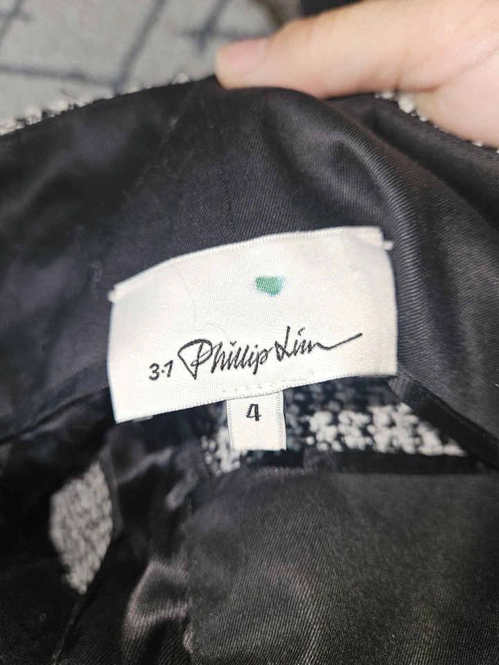 Плиссированные твидовые шорты Phillip Lim размер 4 - Изображение 4 из 4