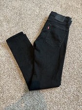 Levis 510 Jeans Men's 30x30 Black Big E Waterless Slim Skinny Denim