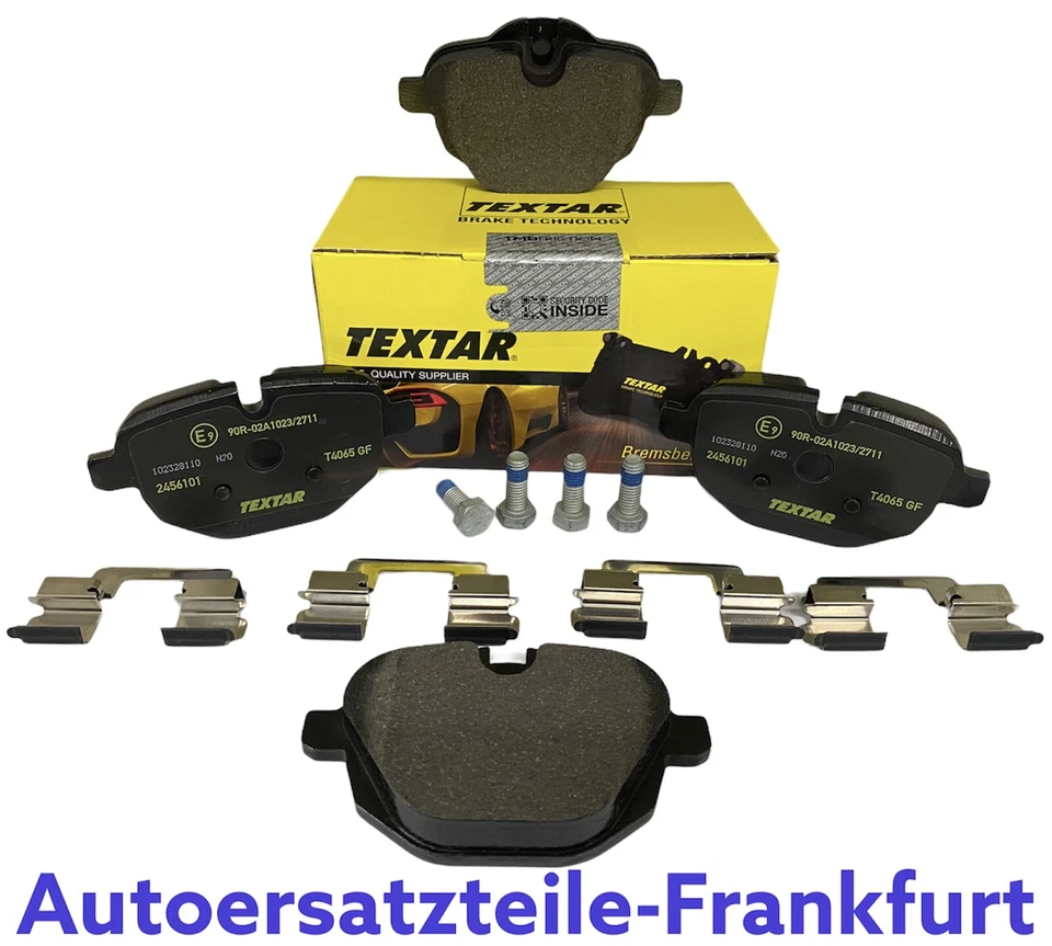 TEXTAR Bremsbeläge BMW 5er F10 F11 F18 G30 G31 G11 X3 F25 X4 Z4 F26 i8 HINTEN - Bild 2 von 4