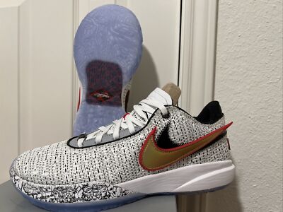 Nike Lebron 20 XX 'The Debut' White/Gold/Black DJ5423-100 Size 11