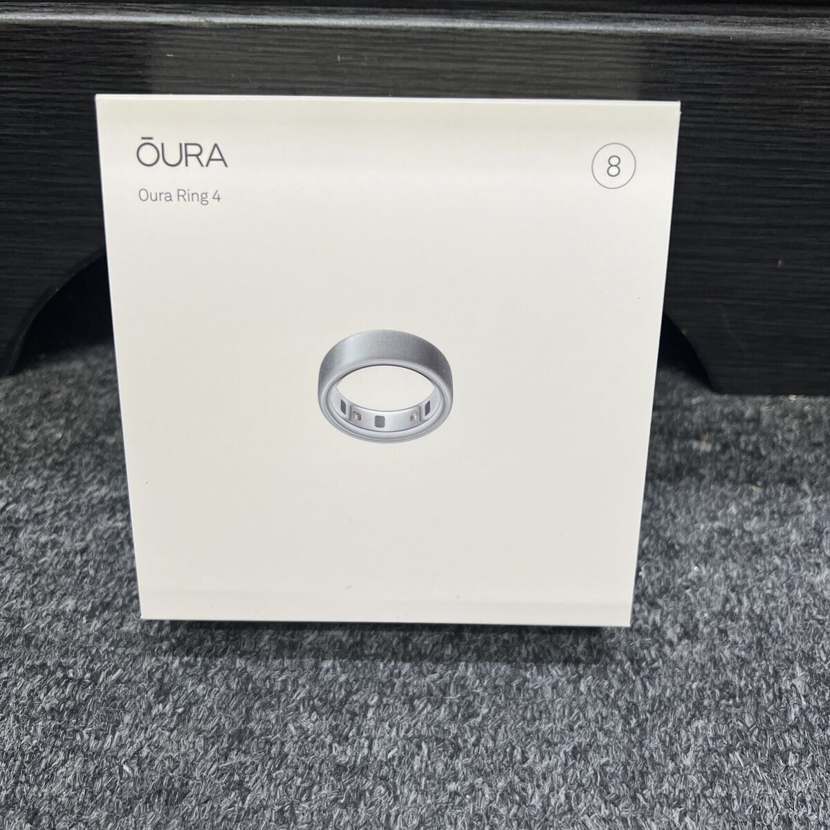 Oura Ring Gen 4 - Brushed Silver- Size 8- Smart Ring -New Oura Ring Gen 4 - Brushed Silver- Size 8- Smart Ring -New