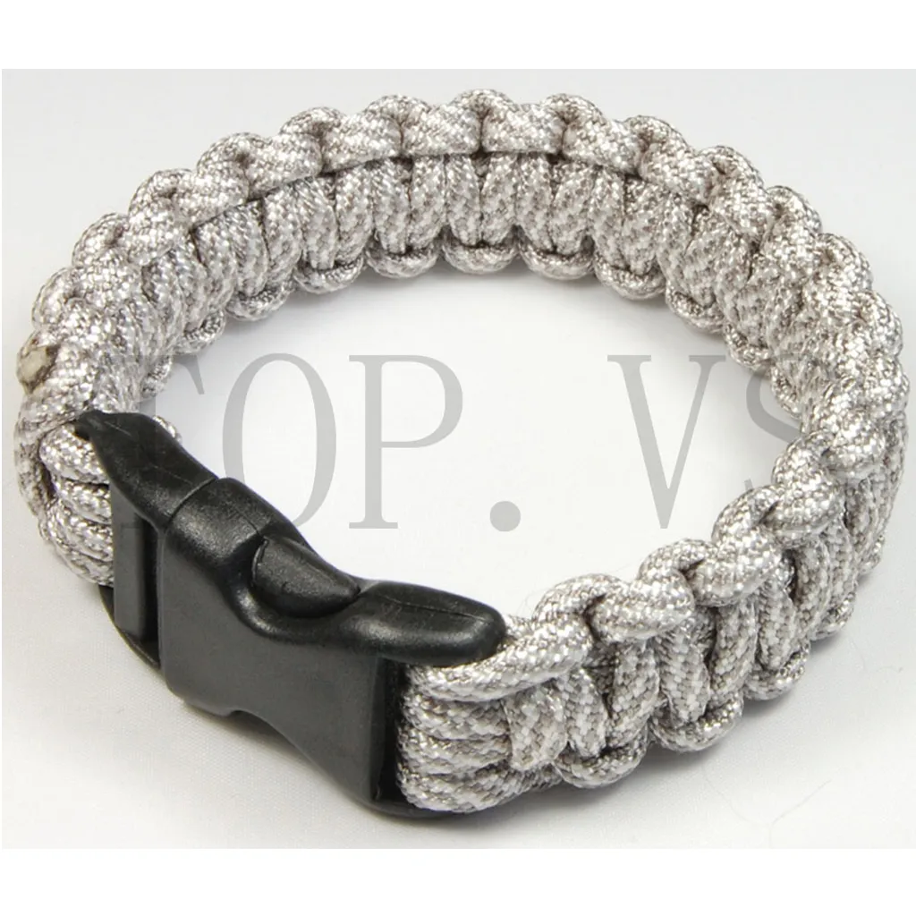 Paracord 550 Camping Para cord Bracelets Buckle Survival Hiking Hunting #4