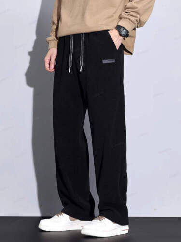 Autumn & Winter Corduroy Pants for Men – Elastic Waist Business & Casual Trouser - Picture 9 of 13