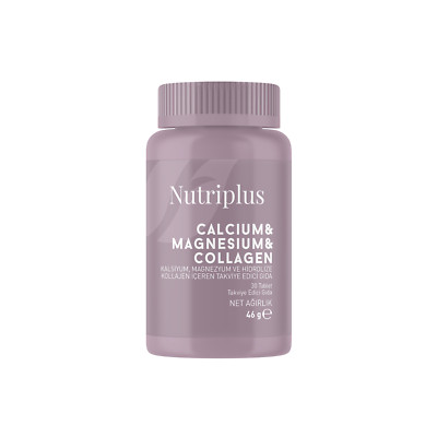 Farmasi Nutriplus Calcium Magnesium Collagen - Knochen- & Gelenkgesundheit, 3...