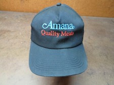Vintage Amana Quality Meat Farm snapback hat trucker cap USA K-Product