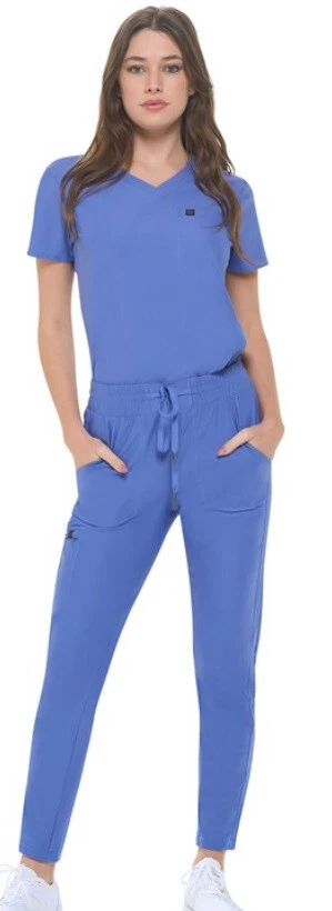 Natural Uniforms Ultra Stretch Form Fitting Womens Scrub Set Nylon/Spandex 8600 - Image 3 of 4