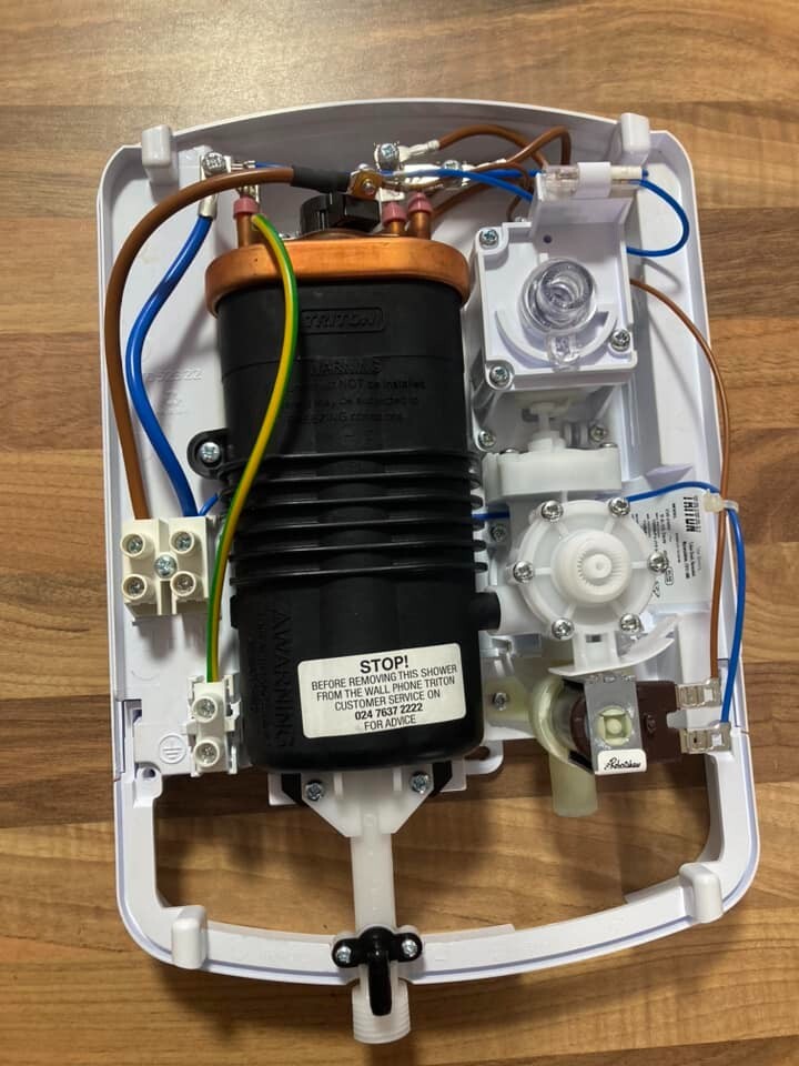 Triton Enrich 10.5KW Fast Fit Electric Shower White/Chrome eBay