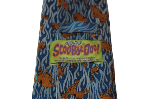 Cravatta Scooby-Doo 2001 Hanna-Barbera di Cartoon Network 59'' x 3,5'' - Foto 3 di 3