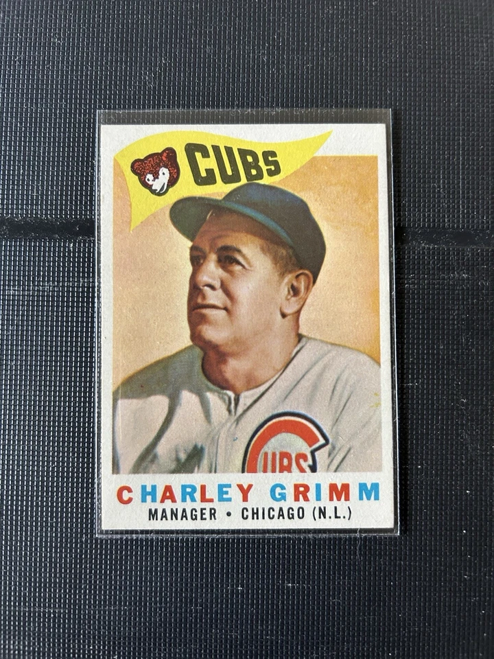 Lote de manager de béisbol 1960 Topps EX-NM Grimm/Rigney/Lopez/Alston/Gordon/Lavagetto Foto 3 de 4