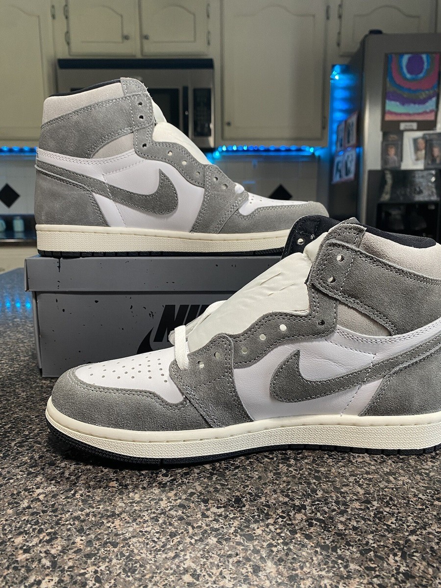 Nike Air Jordan 1 High OG washed Black Fire Red Men's 8 Dz5485-051